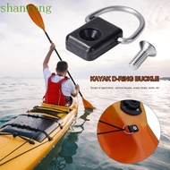 SHANRONG Kayak D Rings Canoe Kayak Gear Equipment Deck Fitting Bungee Kit Pull Buckle D Buckle Kayak Tie Down