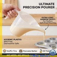 1000ML Long Mouth Plastic Measuring Cup With Scale / Graduated Surface Baking Measuring Jug  / Kitch