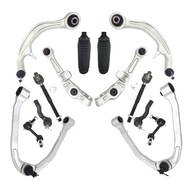 AzbuStag 14Pcs Front Upper Lower Control Arm Tie Rod Boot Sway Bar Link Suspension Kit for INFINITI 