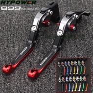 Laser Logo 899 Panigale red&Titanium Adjustable Motorcycle CNC Folding Brake Clutch Levers For Ducat