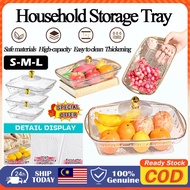 Transparent Buffet Food Tray with Cover Buffet Tray Set Dulang Hidangan dengan Penutup Food Containe