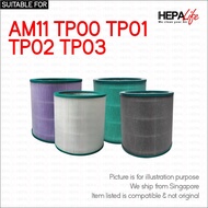 Dyson AM11 TP00 TP02 TP03 BP01 Compatible Replacement Hepa Carbon Filter - Hepalife