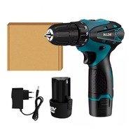 (dalam stok dikirim dari jakarta)Hilda Mesin Bor Baterai 10mm 12V Mesin Bor Listrik Dual Speed Cordless Drill Set Dua Kecepatan Bor Listrik Obeng Elektrik 1/2 Batteries Pengisi daya