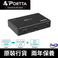 PORTTA - HDMI to Composite or S-video Converter Support 1080p / BN3CHCS