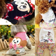 Dog Autumn Winter Cotton Four-legged Clothes Teddy Poodle Pomeranian Schnauzer Pet Supplies Jumpsuit