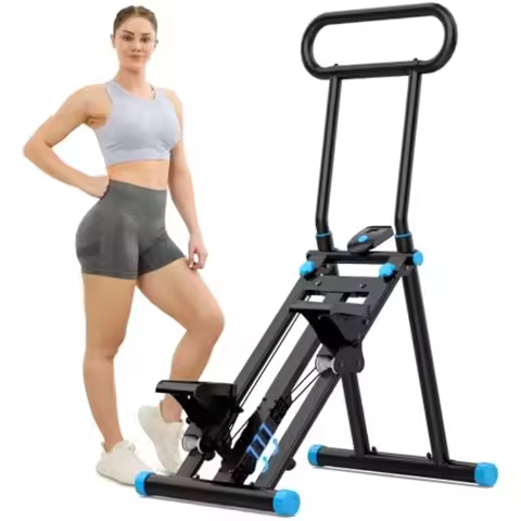 Stair Stepper for Home, New Version 6 Adjustable Resistance Vertical Climber Cardio Exercise Machine