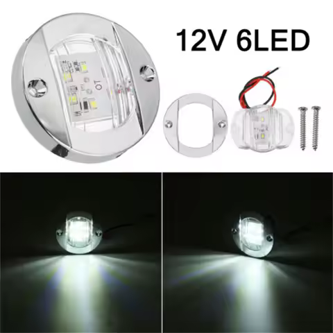 1set LED Stern Light For Courtesy Lights, Step Light, Decorate Light, Night Light, Boat Center Conso