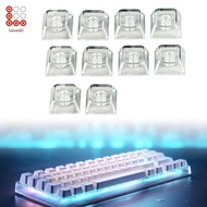 [Lovoski] 10 Pieces 1U Xda Profile Keycaps Gaming Keyboard Parts Home Versatile Game Lovers Tool Gam