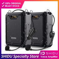 SHIDU 30W Portable Voice Amplifier IPX6 Waterproof Bluetooth Speaker with wireless Microphone Loudspeaker For Teach Speech M1000