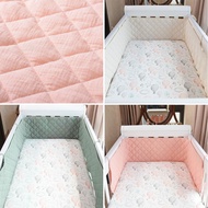 Baby Crib Bumper Cotton Thicken Crib Around Cushion Cot Protector Pillows Newborns Room Bedding Decor