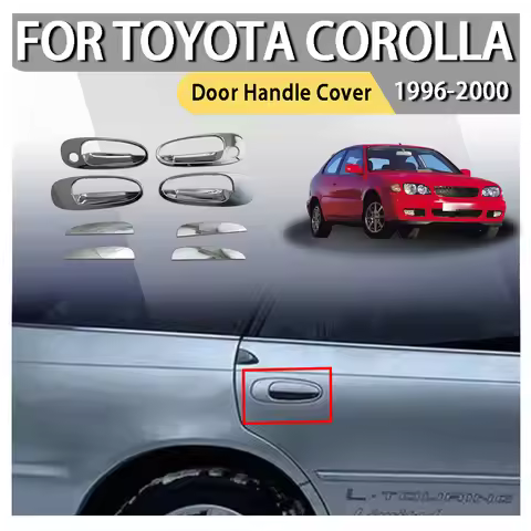 For Toyota Corolla 1996-2000 ae110 ae111 ae112 ABS Chrome Door Handle Cover handle bowl Car Accessor