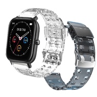 For Havit M9006 Pro Smart watch Sports Strap TPU Soft Band Clear Band Transparent Bracelet