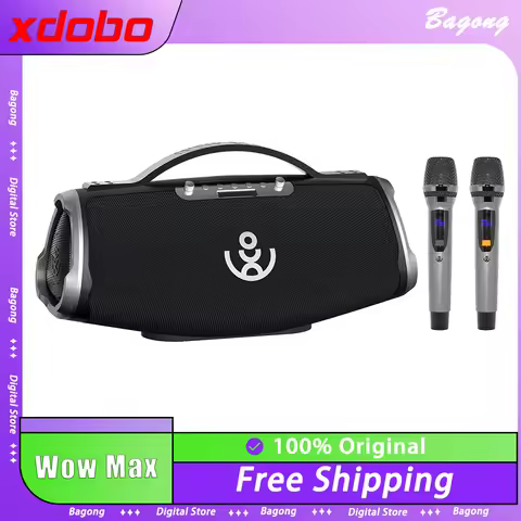 Xdobo Wow Max Three-frequency Sound Box Speaker 300W Bluetooth Subwoofer With Wireless Microphone Ou
