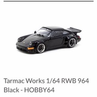 Tarmac 1/64 Porsche rwb 964 黑