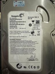 Seagate 500G 3.5吋硬碟 ST3500413AS 無壞軌 研究 報帳 救資料的最愛