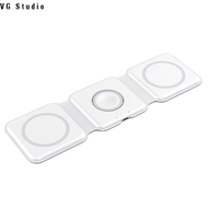 60W Wireless Charger 3 in 1 Magnetic Fast Charging Station Foldable Design Universal Compatibility f