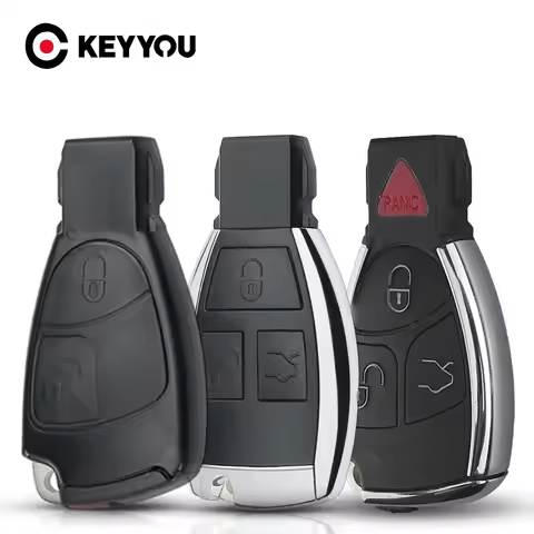 KEYYOU Replacement Modified Car Key Shell Case For Mercedes Benz C B E Class W203 W211 W204 YU BN CL