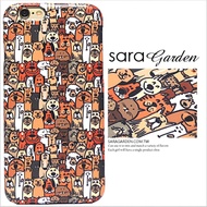 【Sara Garden】客製化 手機殼 蘋果 iPhone 6plus 6SPlus i6+ i6s+ 狗狗 排排坐 毛孩子 保護殼 硬殼