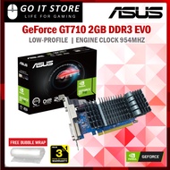 ASUS GeForce GT710 2GB DDR3 EVO Low-Profile Graphic Card (GT710-SL-2GD3-BRK-EVO)