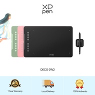 XPPen Deco01V2 10 Inch Drawing Tablet Graphics Digital Tablet Tilt Android Windows Mac 8 Shortcut Ke