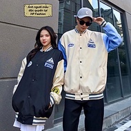 Áo khoác bóng chày form rộng FASHION vải dù cao cấp ️Áo bomber Varsity dáng Unisex nam nữ