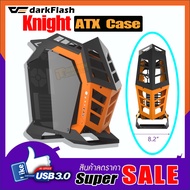 เคสคอมพิวเตอร์ Darkflash Dark Knight K1 ATX PC Case (Orange-Black)
