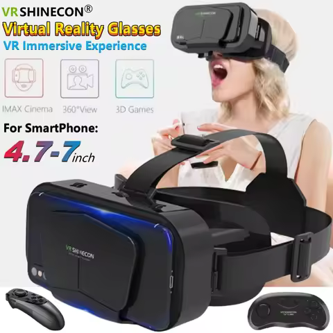 G10 IMAX 3D Movies Giant Screen Virtual Reality Glasses Google Cardboard Box VR Helmet for 4.7-7" Ph