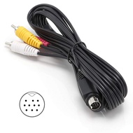 THE CIMPLE CO 10 Pin Audio and Video DIN Cable - NOT S-Video Cable - 12 feet - RCA Composite - Compa