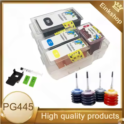 PG445 CL446 Smart Cartridge Refill For Canon Printer 445XL 446XL Black and Color Ink Cartridge Pixma