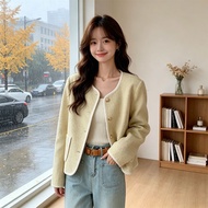 [Hi Girl] Popular socialite small fragrant style jacket for women 2026 spring and autumn new style l