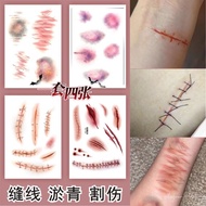 temporary tattoo fake tattoo tattoo sticker waterproof for woman Small Scars Bruises Wounds Tattoo S