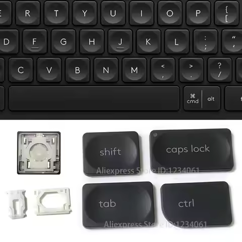 Replacement Keycap Key Cap &Scissor Clip&Hinge For Logitech Craft MX YR0073 YR0064 Keys Keyboard KEY