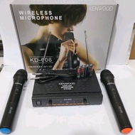 mic wireless kenwood KD-606 Wireless microphone double microphone