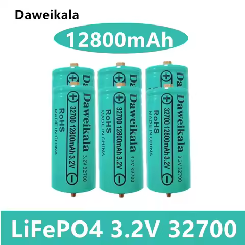 New lifepo4 32700 12800mAh 3.2V lifepo4 Rechargeable Battery Professional Lithium Iron Phosphate Pow