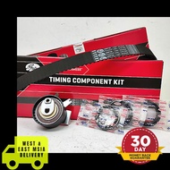 [ GATES] PRT Saga FLX Exora Bold Preve Suprima S Iriz Persona VVT Gates Timing Belt Kit Set 144MY25