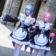 Anime-Inspired Re:Zero Cosplay Vestido - Halloween Costume for Women