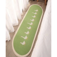Duck Pattern Cute Aesthetic Rug Carpet green