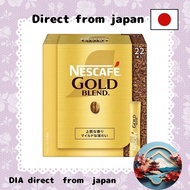 [Direct from Japan] Nescafe Regular Soluble Coffee Black Stick Gold Blend 22P