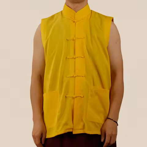 Summer Lama monk's clothes small noben Tang suit vest Tibetan monk's clothes top monk's Vest