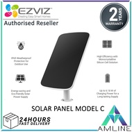 EZVIZ SOLAR Charging Panel -C Compatible For CB3 BC1C HB8 CB8 BC1 B1/B2/B3 Battery Powered Security 