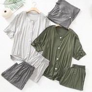 Gown for Elderly & Bedridden Patients - Postoperative Hospital Wear | Breathable Short Sleeve Patien