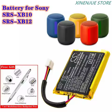 Speaker Battery 3.7V/1400mAh SF-08 for Sony SRS-XB10, SRS-XB12, SRSXB10, SRSXB12