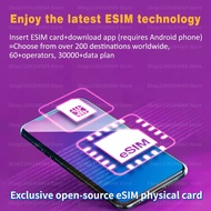 Open Source ESIM Physical Card EasyEUICC Unlimited Write Storing 15 Sets of Phone Numbers the Same a