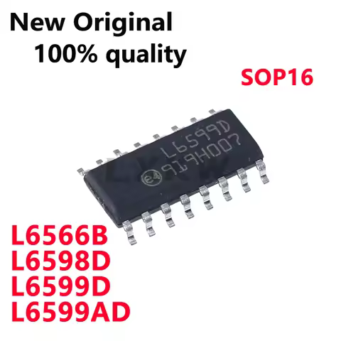 (5piece) New Original L6566B L6566 L6598D L6598 L6599D L6599AD L6599 SOP16 LCD power supply chip In 