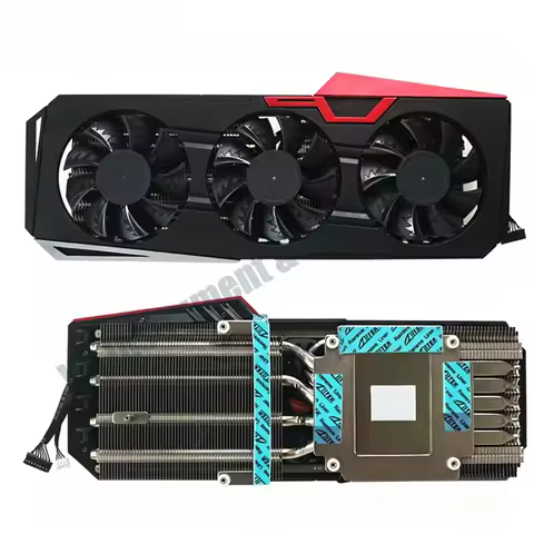 5 Heat Pipe GPU Cooler Heatsink for Colorful iGame RTX2060, RTX2070, RTX2070S Ultra, 70mm Mount Hole