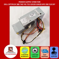DELL OPTIPLEX 380 740 745 755 GX520 GX620 XPS 210 SFF 275W POWER SUPPLY H275P-01 MH300 0MH300 DPS-27