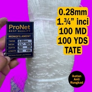 Fishing net 0.28 1.3/ 4 inch 100x100 TATE - PRONET