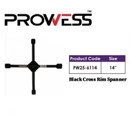 Prowess 14" Black Cross Rim Spanner - PW25-6114