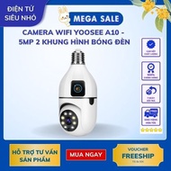 Yoosee A10 Wifi Camera - 5MP 2 LIGHT BULB frames with night color