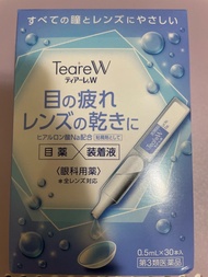 Ophtecs製 Teare W 眼藥水 0.5mlx30枝裝， 眼藥水和隱形眼鏡濕潤
